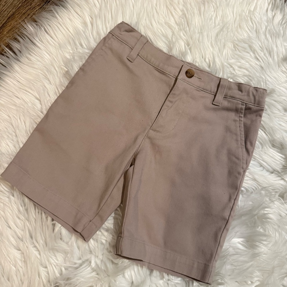 Wonder Nation Boys Khaki Chino Shorts Size 6 Stretch‎ Adjustable Waist
